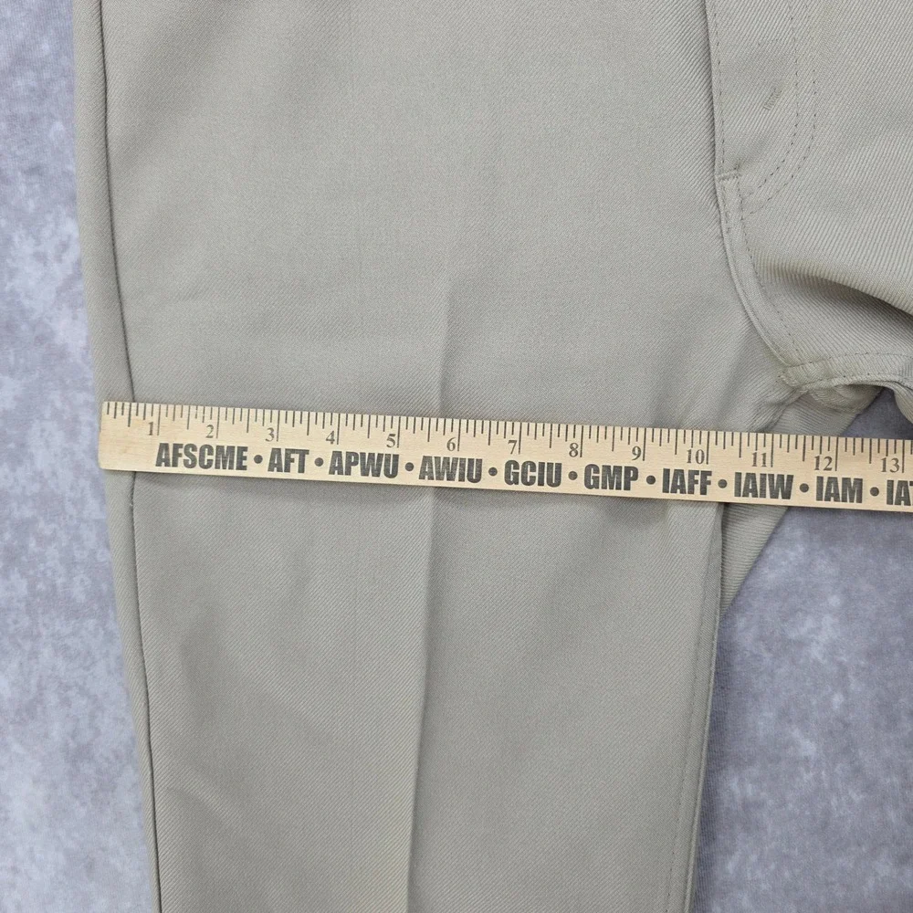 Vintage Levis Sta-Prest Action Slacks 36x34 Tan Beige Western Bootcut Pants